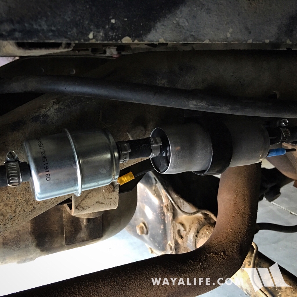 Carter fuel pump installed on Jeepster Commando