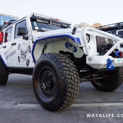 2017 SEMA Skull Krushers White Jeep JK Wrangler Unlimited