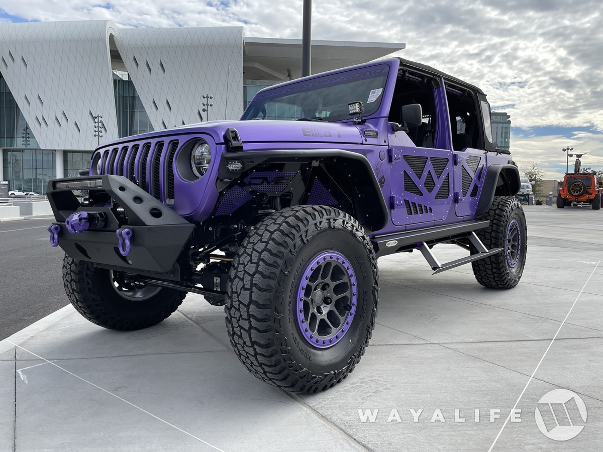 2021 SEMA Dirty Dog Off Road Purple Jeep JL Wrangler | WAYALIFE Jeep Forum