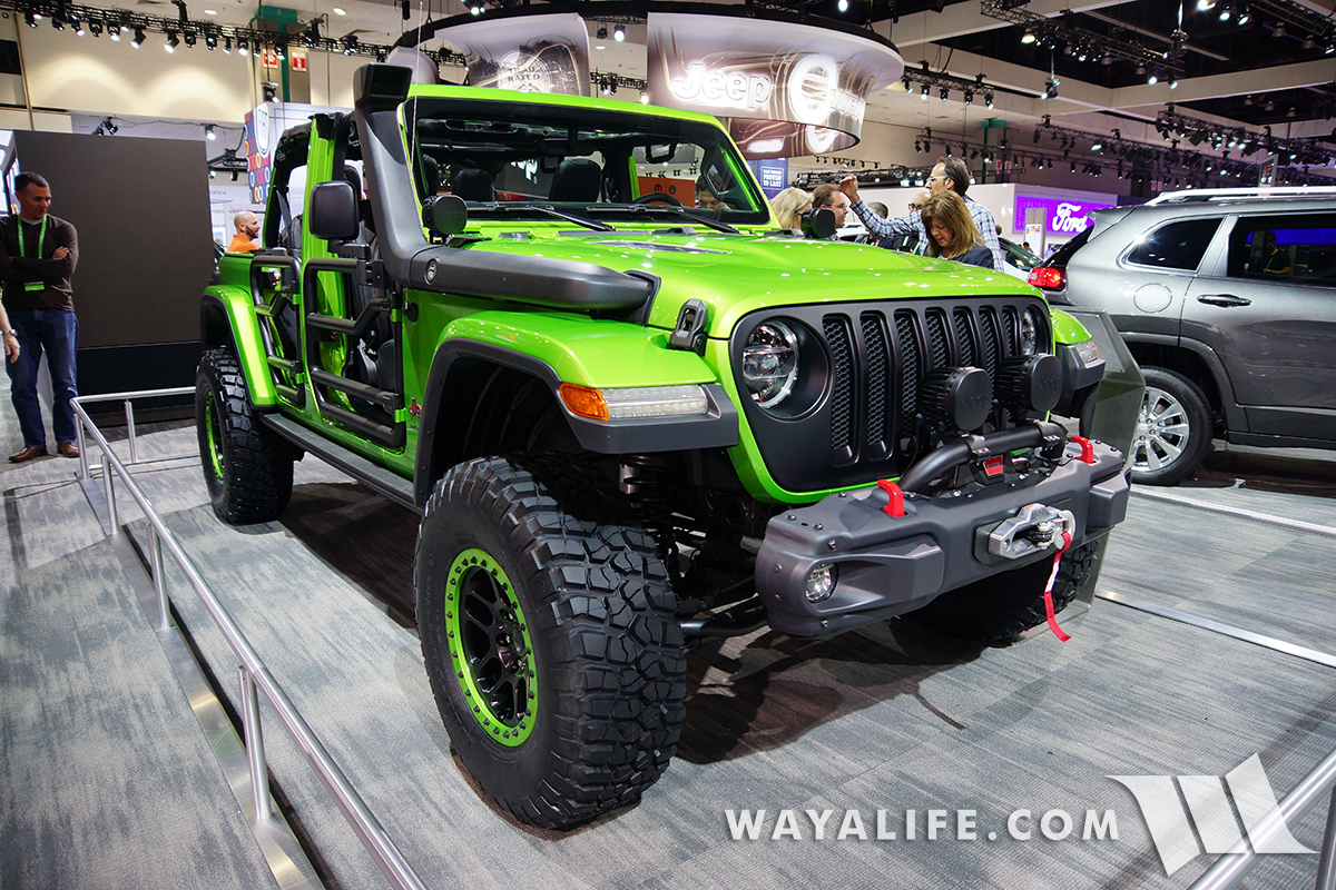 2017 LA AUTO SHOW - Mojito Green Jeep JL Wrangler Rubicon Unlimited | JLWrangler  Jeep Forum